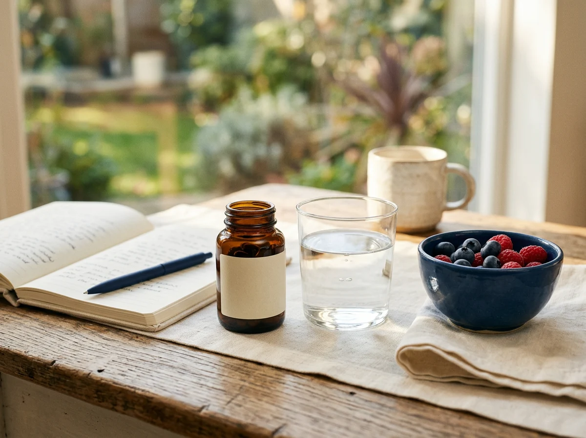 CardioX food supplement as part of a calm morning routine